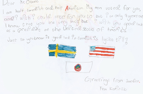 letter to obama
